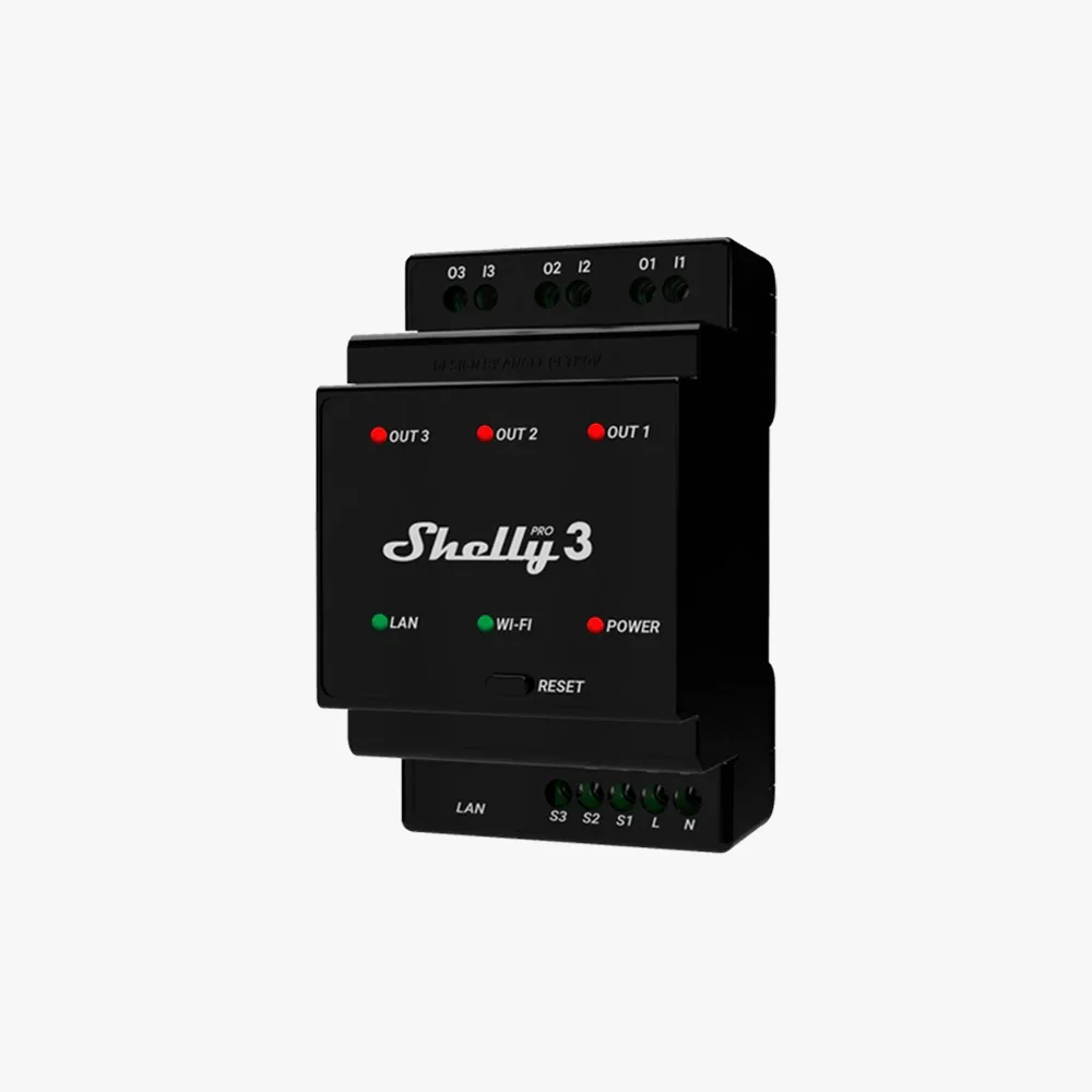 SHELLY PRO 3- Relais wifi 3 canaux