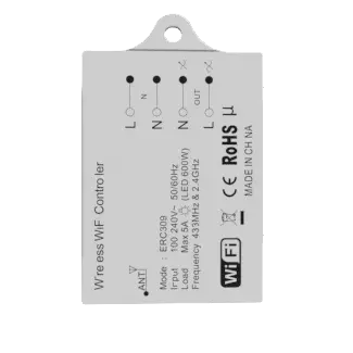 Convertisseur Tasmota pour Domotique Sans Fil EBELONG ERC309 (Série C309-TA)