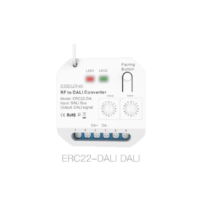 Convertisseur de Signal RF vers DALI EBELONG ERC22-DA (C22-DALI)