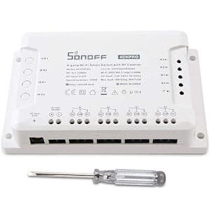 Commutateur Connecté Wi-Fi + RF 4 Canaux SONOFF 4CH Pro R3 – Rail DIN