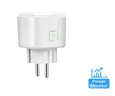 Prise connecte wifi pour la domotique avec mesure de consommation 20 A