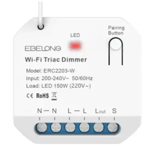 EBELONG – Contrôleur d’éclairage intelligent et Variateur Triac luminaire