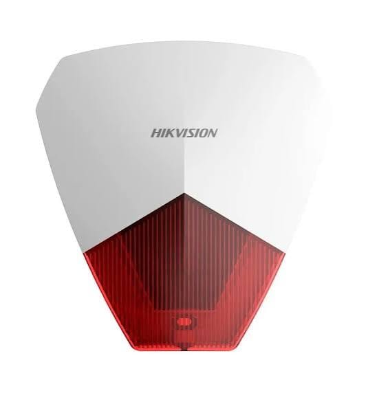 Siréne filaire Hikvision 105dB avec Flash Rouge DS-PS1-R